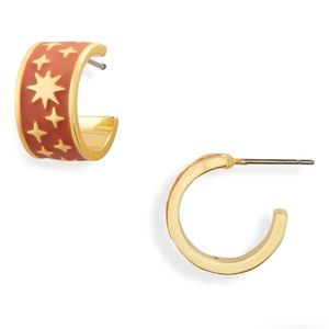 Madewell Nightsky Huggie Hoop Earrings